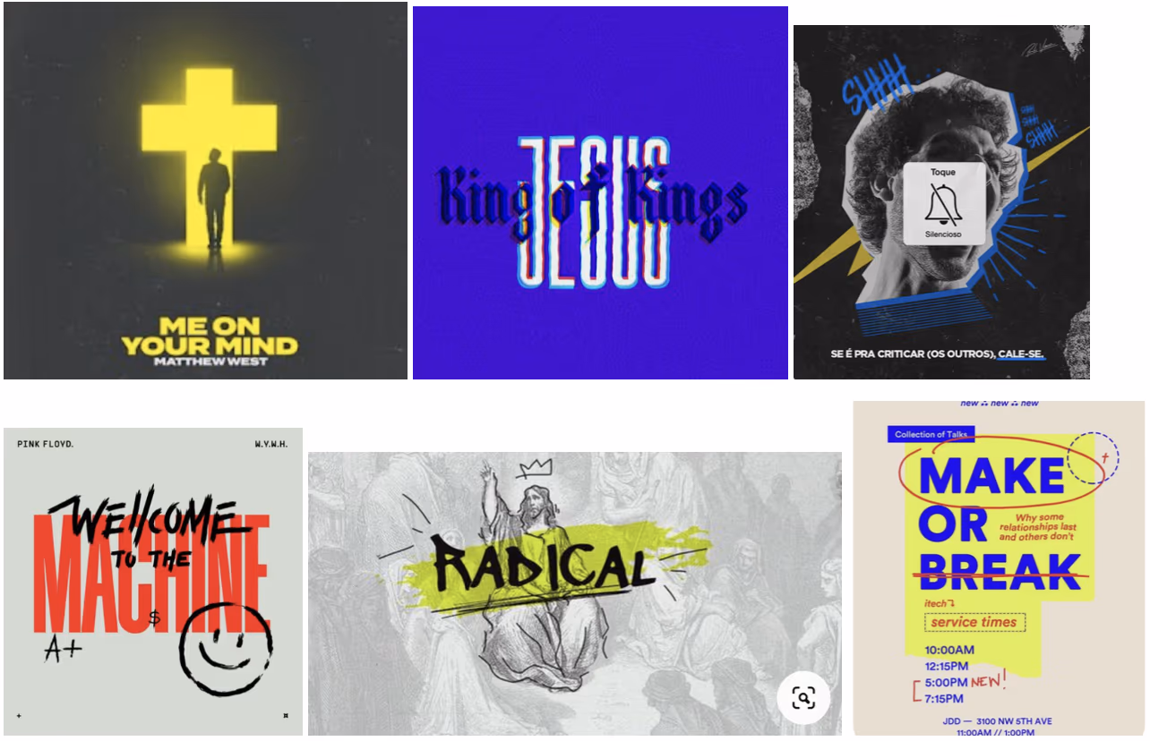 Art direction mood board screenshot