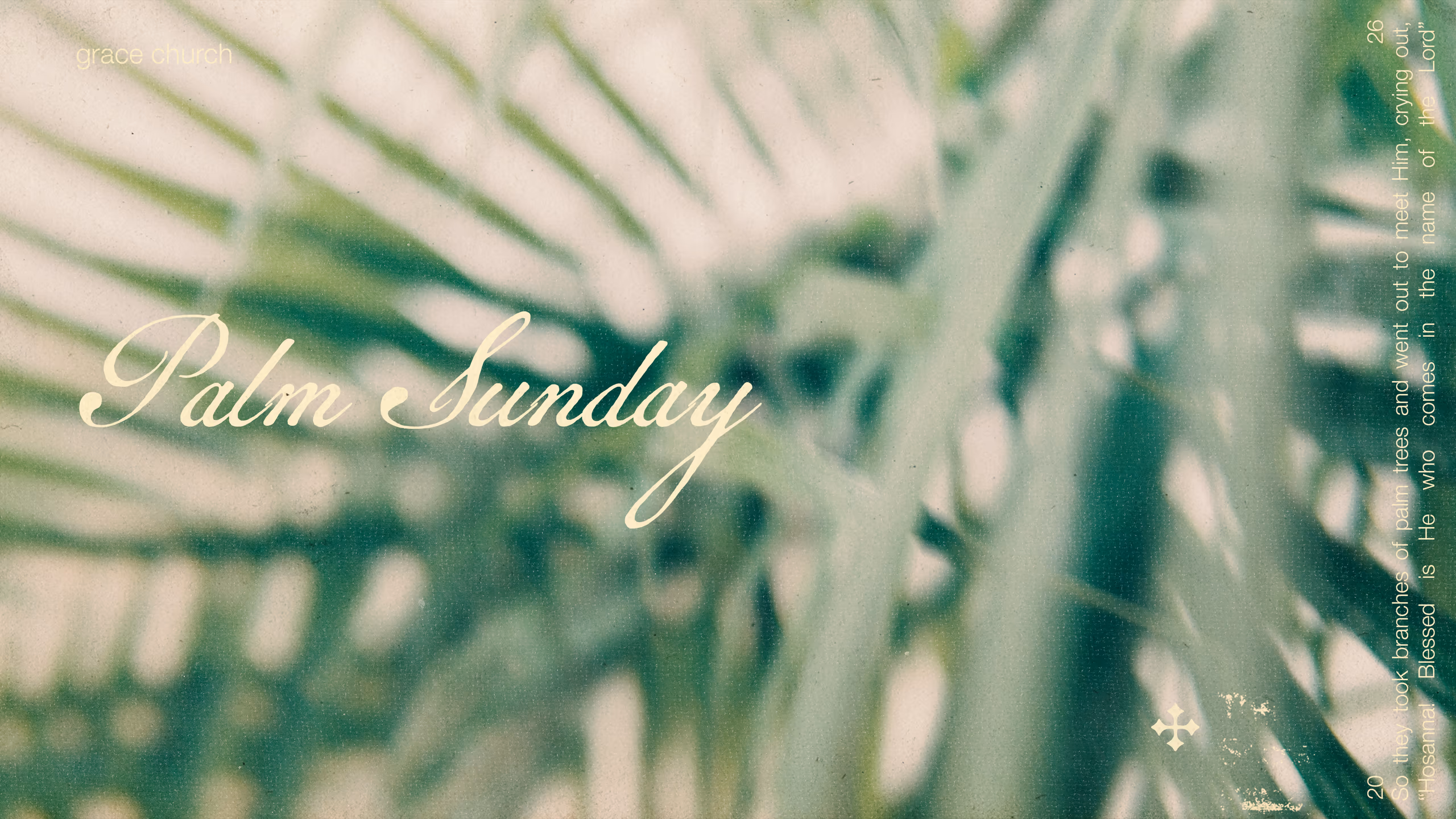 Palm Sunday invite